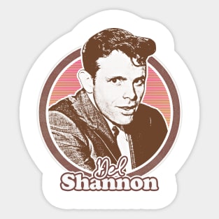 Del Shannon /// Retro Style Fan Art Design Sticker